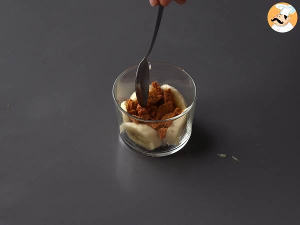Muz ve karamel hayranları için Banoffee tarzı bardaklar - Hazırlık adım 4
