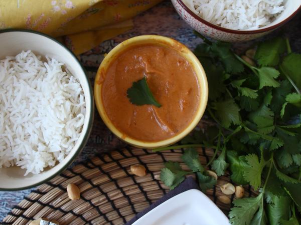 Süper rahatlatıcı yer fıstıklı satay sos - Hazırlık adım 5