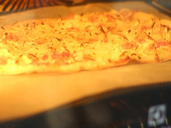 Flammekueche, Alsas usulü flambé tart - Hazırlık adım 5