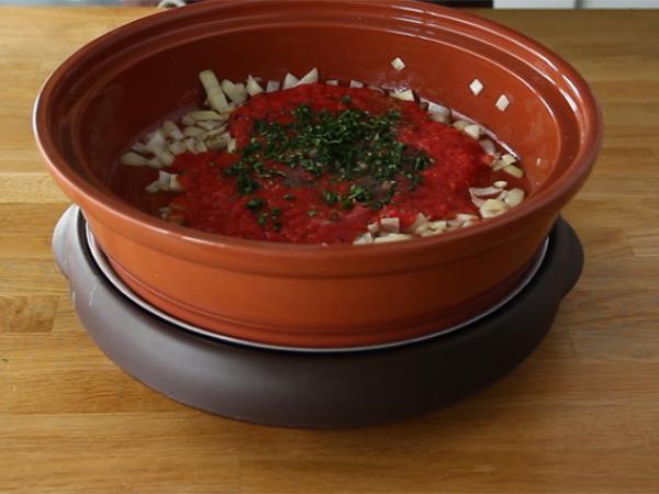 Kefta Tajine (baharatlı ve otlu kıyma köfte) - Hazırlık adım 1