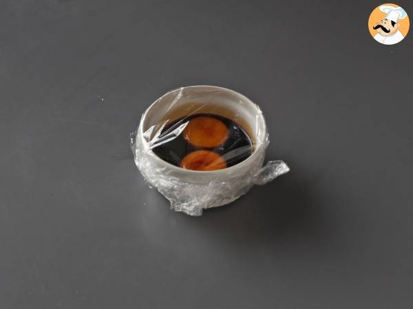 Soya sosunda korunmuş yumurta sarısı - Hazırlık adım 3