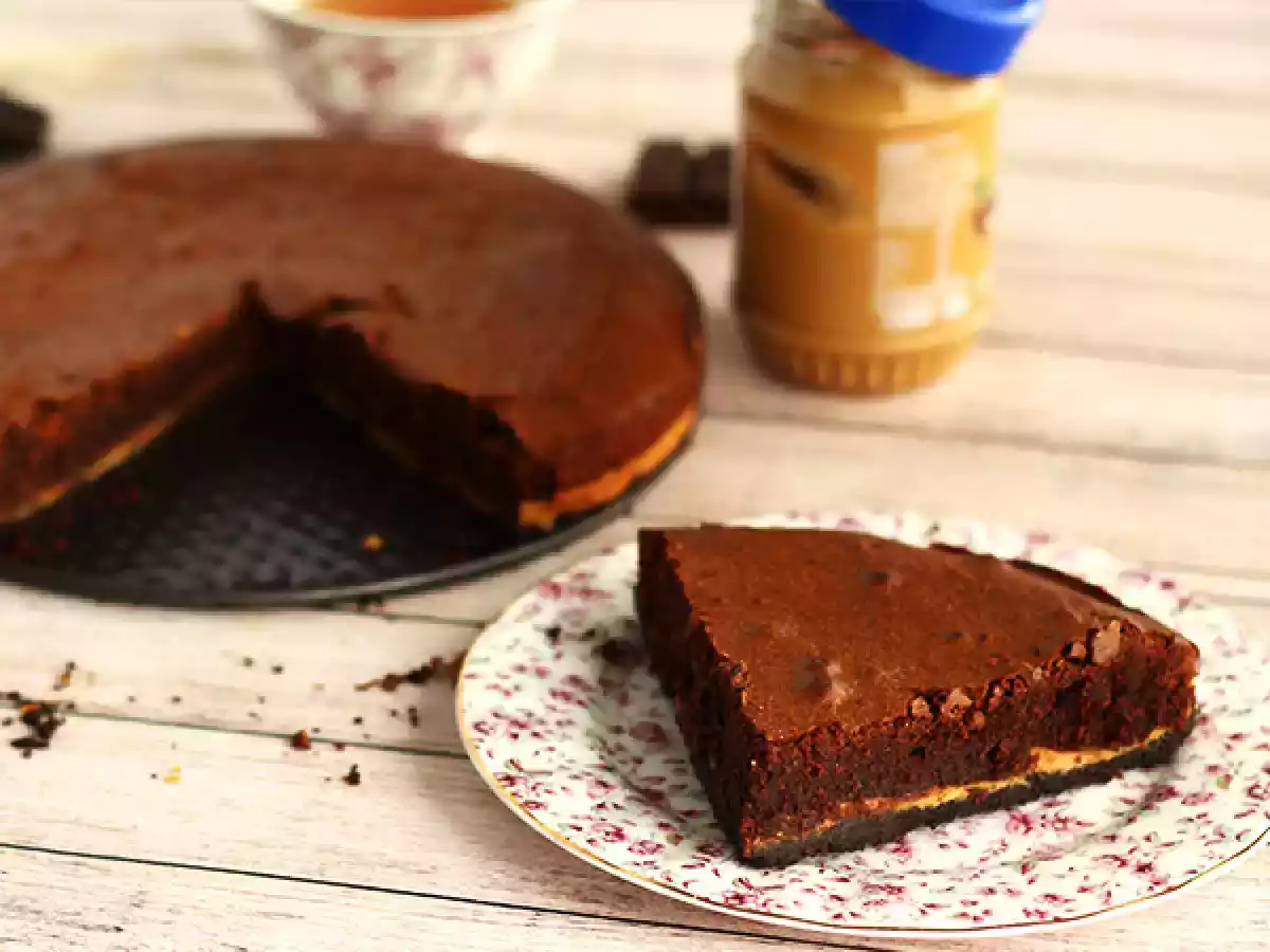 Fıstık ezmeli ve Oreo bisküvili brownie - fotoğraf 2