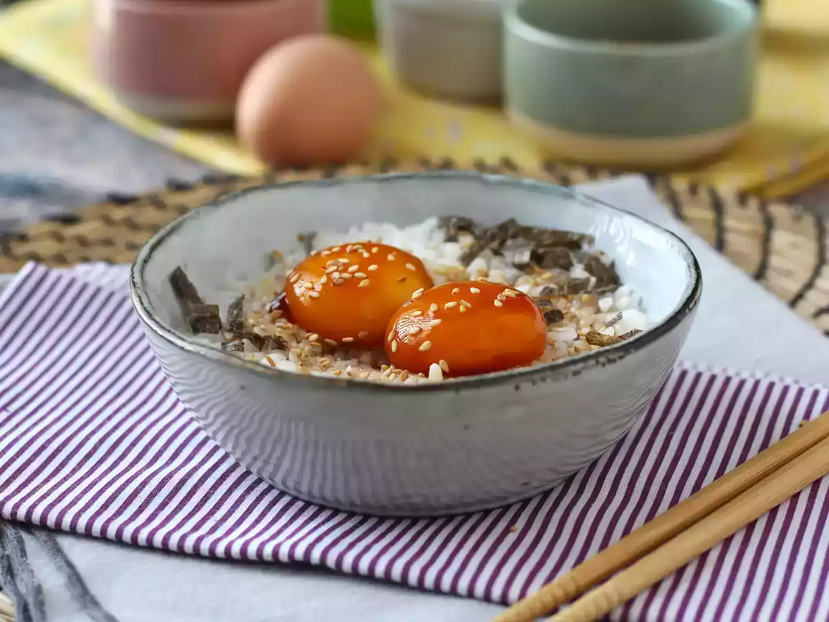 Soya sosunda korunmuş yumurta sarısı - fotoğraf 4