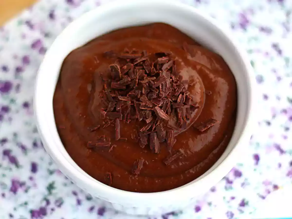 Vegan tatlı kremaları - Çikolata, muz, avokado - fotoğraf 2